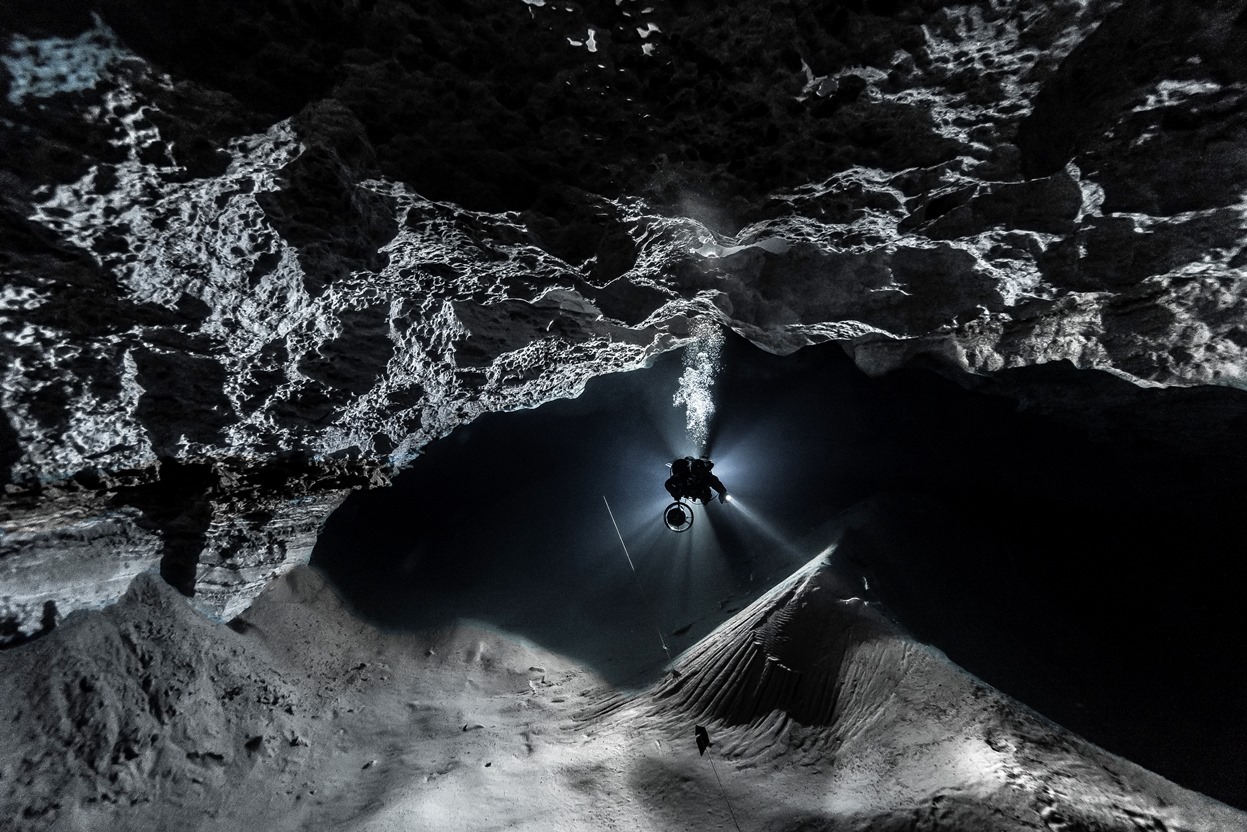 Обучение пещерному дайвингу. Cavern, Intro to cave, Full Cave Diver
