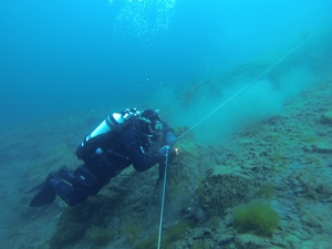 Курс Cavern diver на Байкале. Упражнение В черной маске.